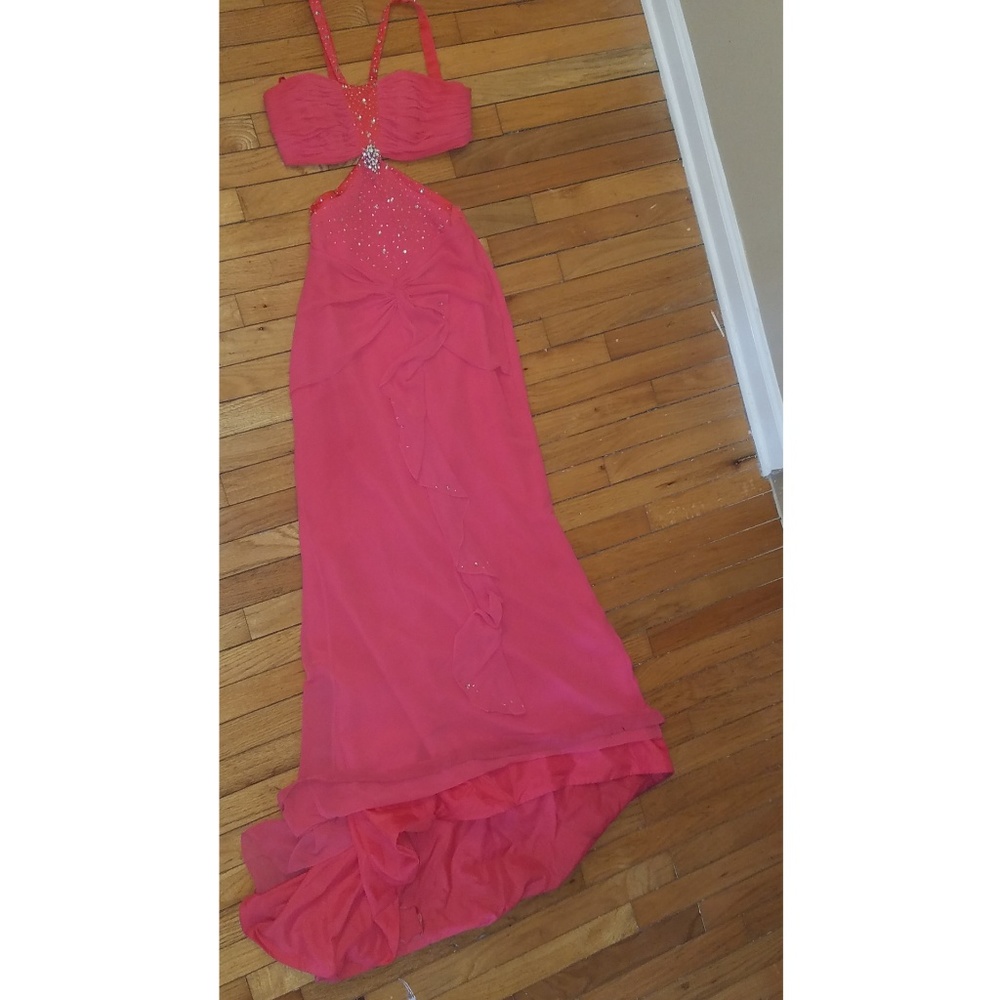 Mary's bridal Coral prom dress